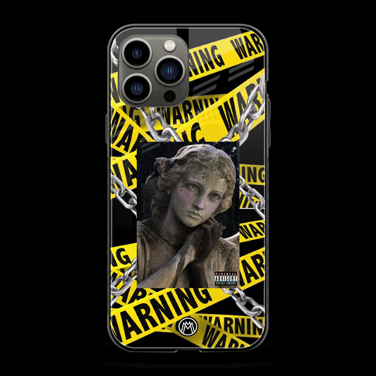 Caution Phone Cover | Glass Case