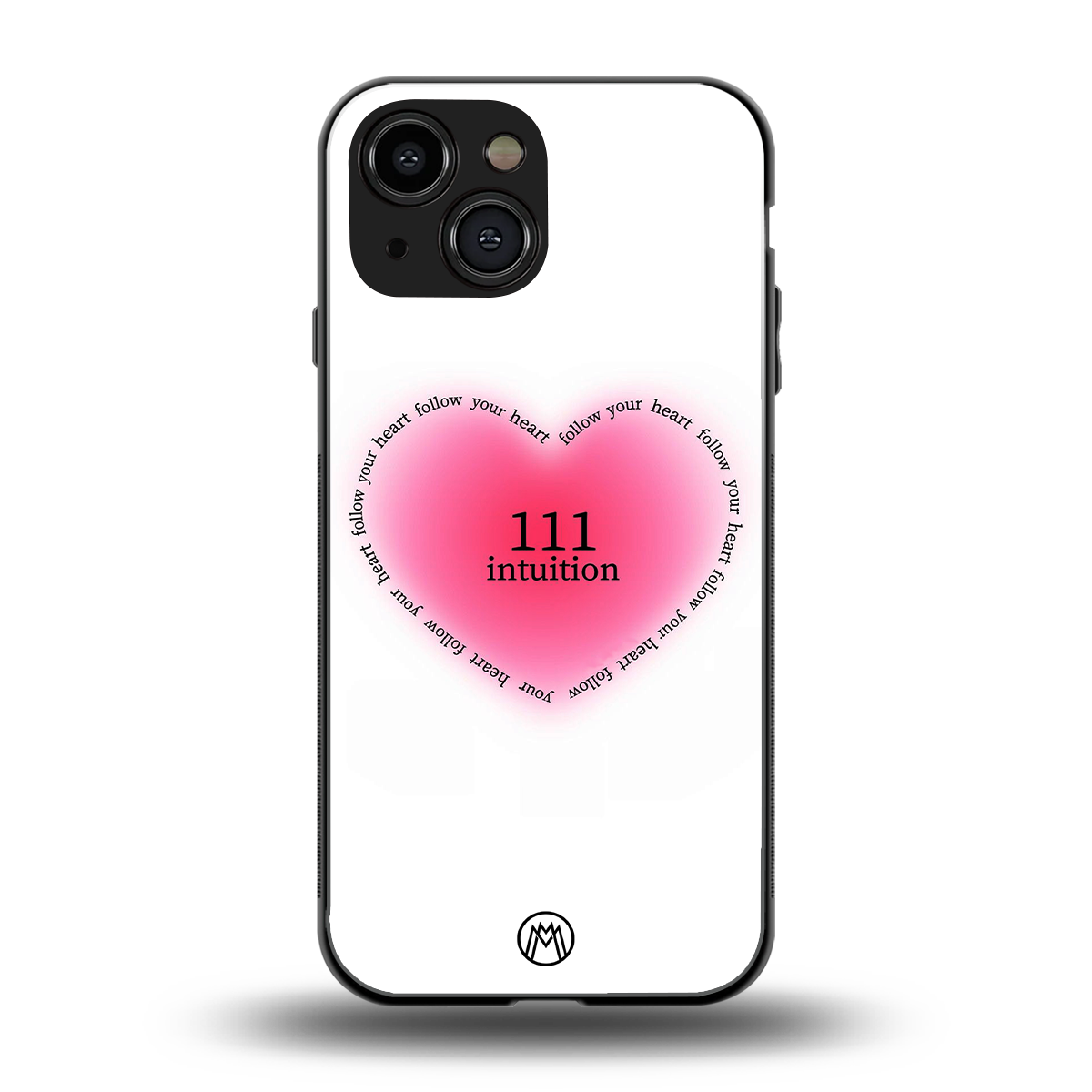 111 intuition back phone cover | glass case for iphone 13 mini