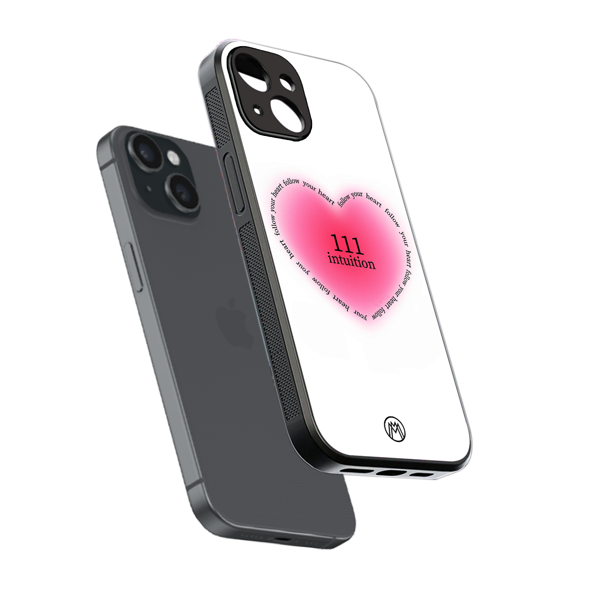 111 intuition back phone cover | glass case for iphone 13 mini