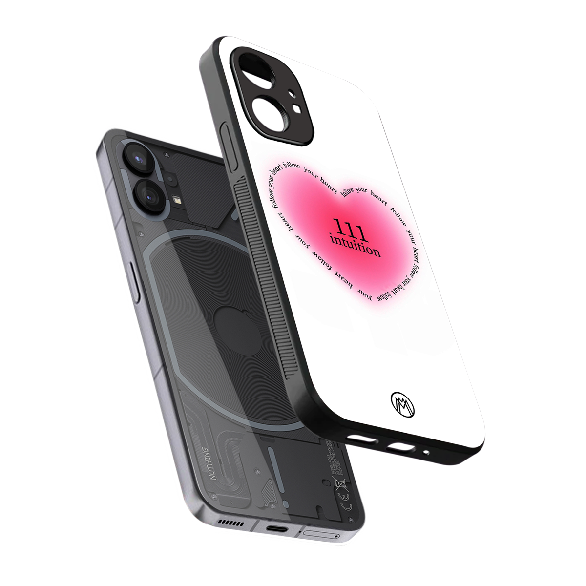 111 intuition back phone cover | glass case for nothing phone 1