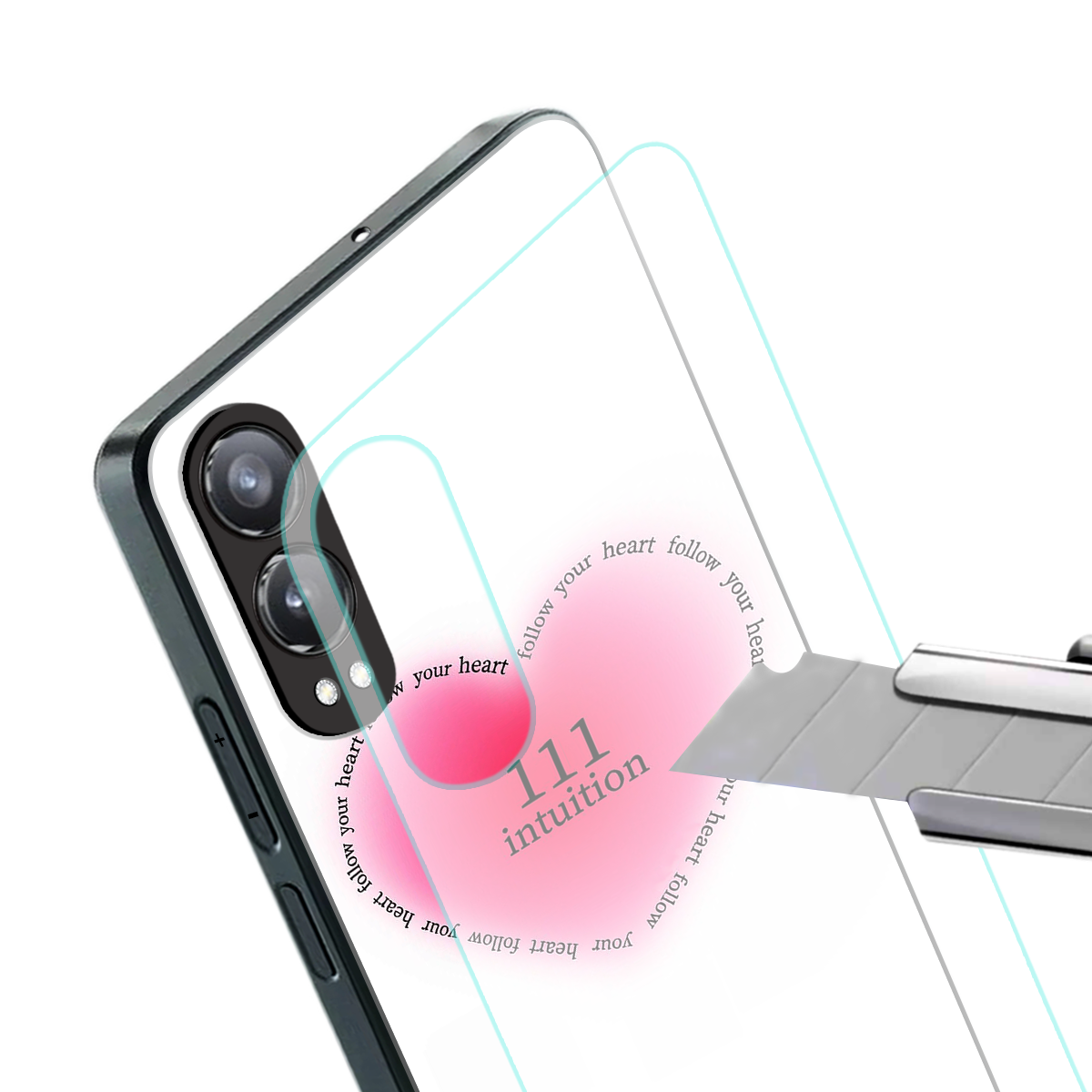 111 intuition back phone cover | glass case for oneplus nord ce 4 lite