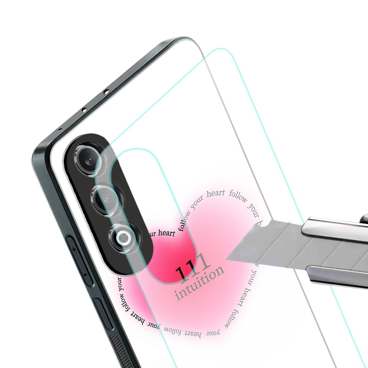 111 intuition back phone cover | glass case for oneplus nord ce 4