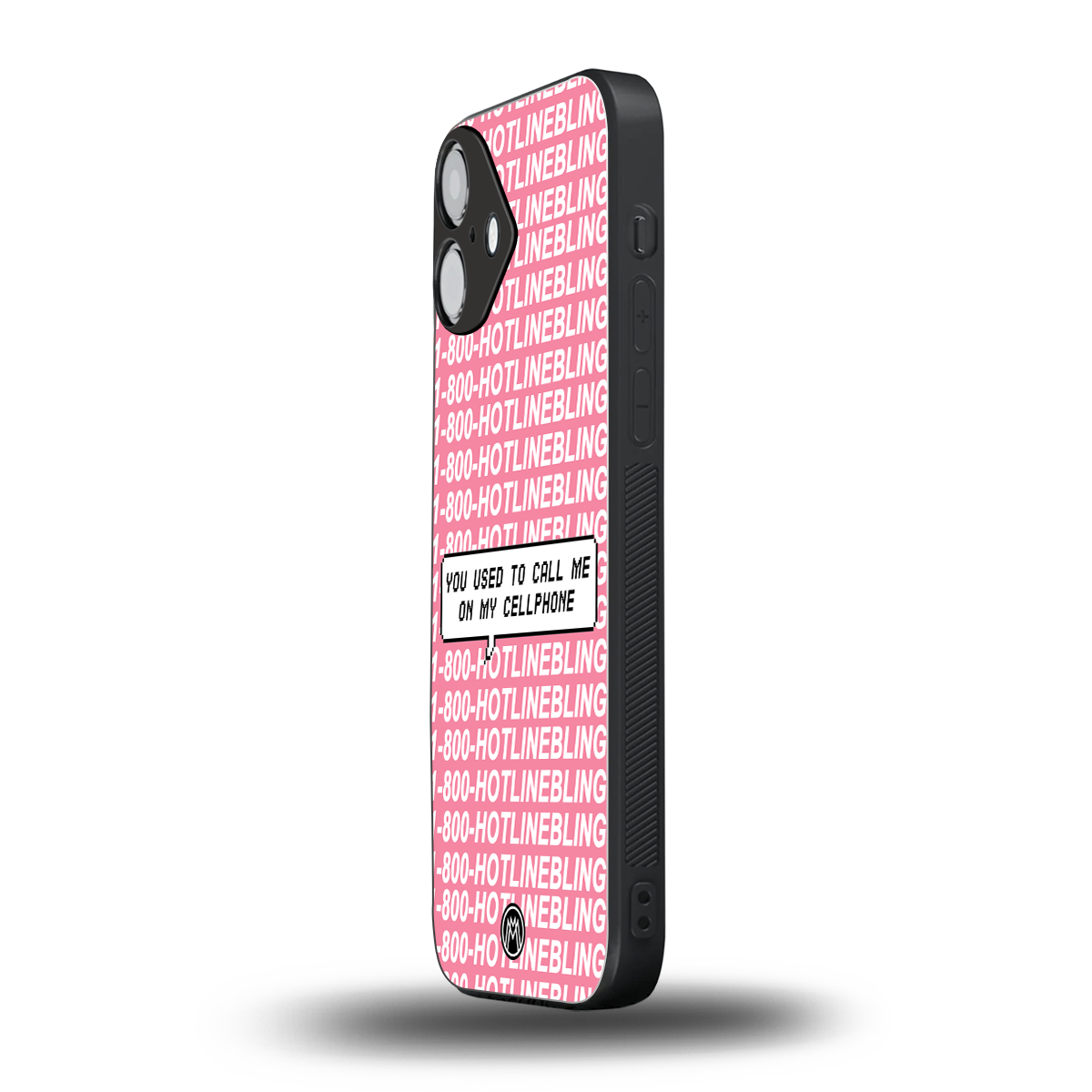 1800 hotline bling back phone cover | glass case for iphone 16 plus