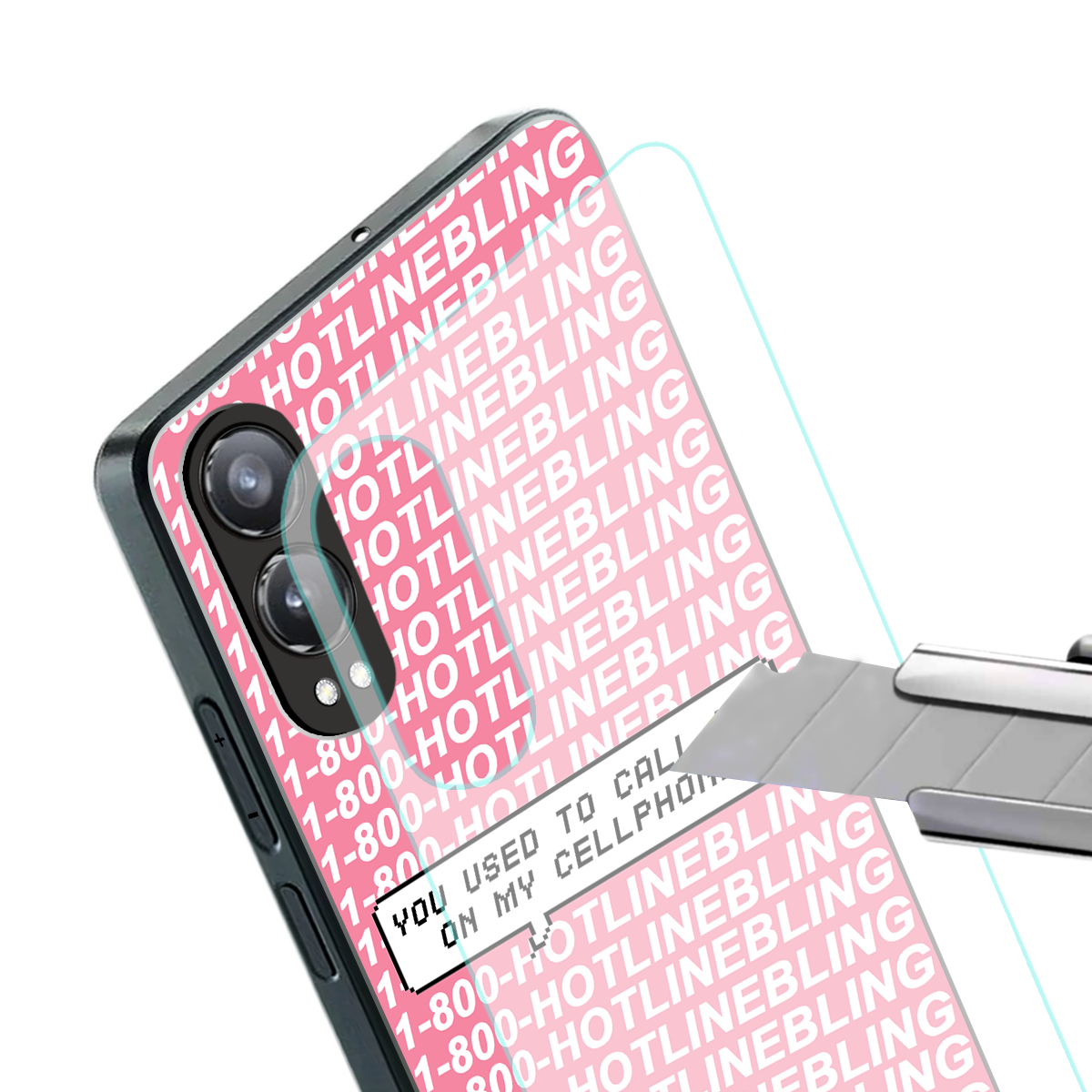 1800 hotline bling back phone cover | glass case for oneplus nord ce 4 lite