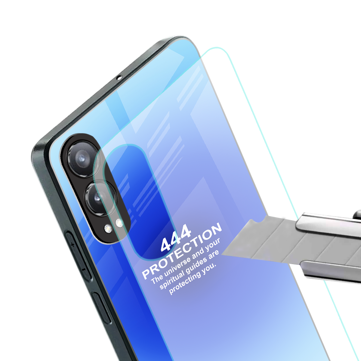 444 protection back phone cover | glass case for oneplus nord ce 4 lite