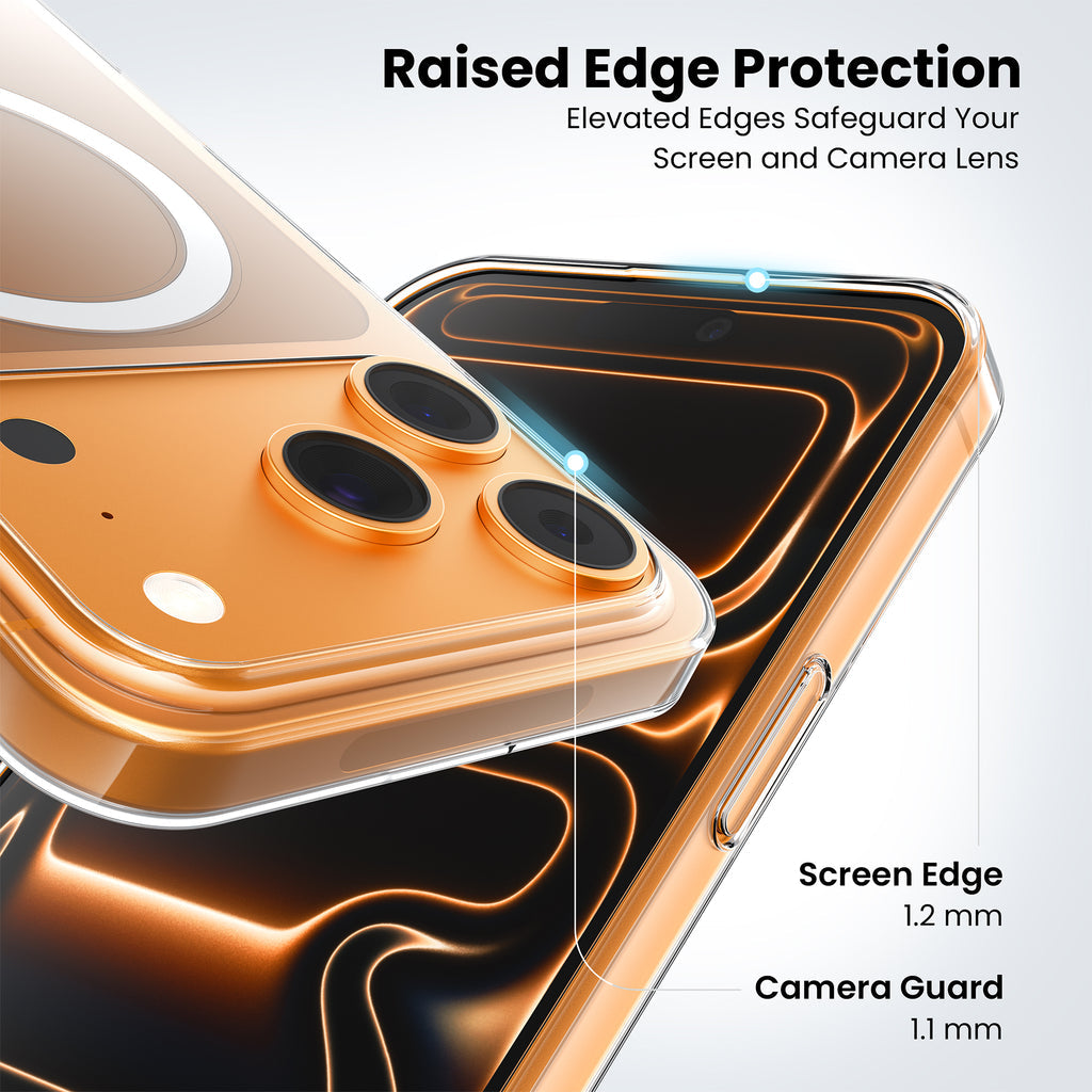 Anti Yellow Magsafe Clear Case for iPhone 17 Pro Max