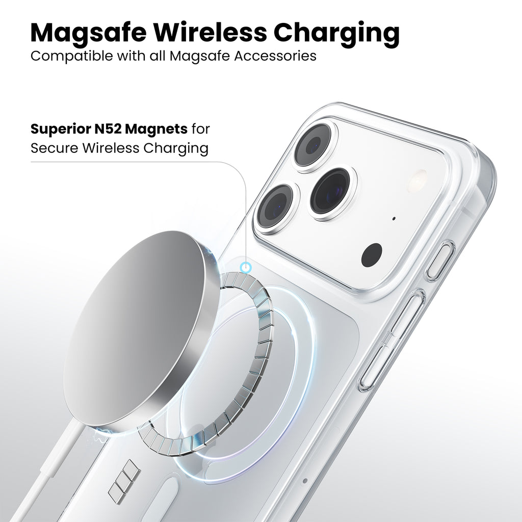 Anti Yellow Magsafe Clear Case for iPhone 17 Pro