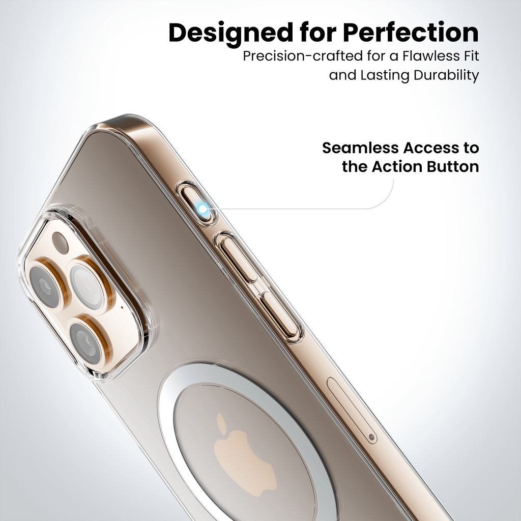 Anti Yellow Magsafe Clear Case for iPhone 16 Pro Max