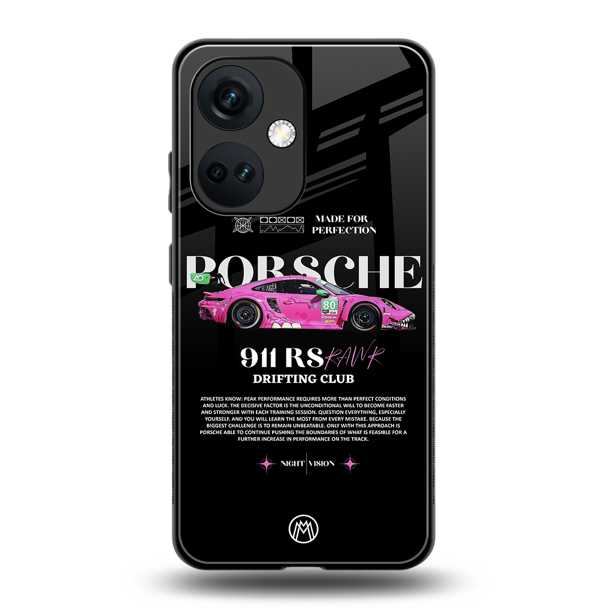 911 drifting club back phone cover | glass case for oneplus nord ce 3