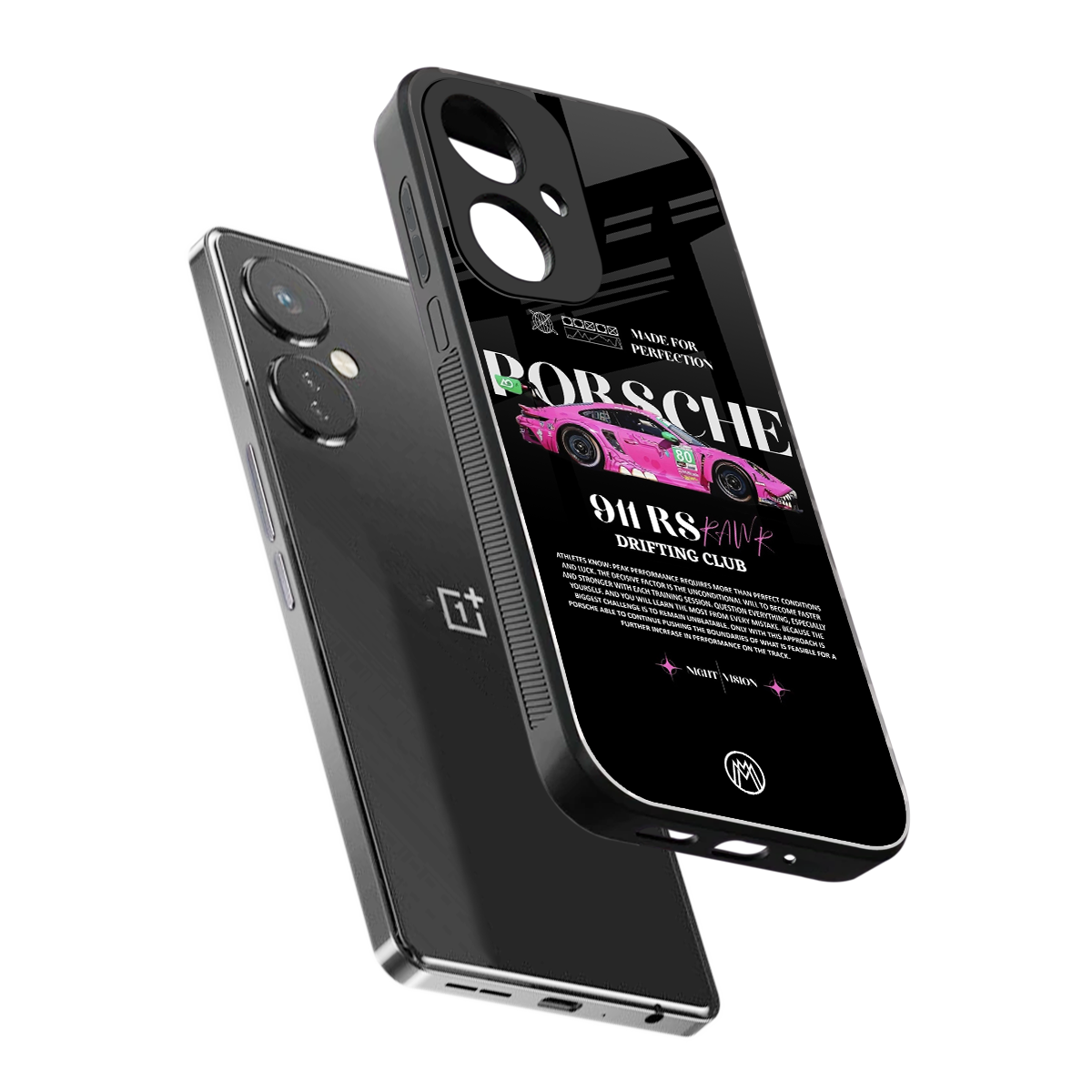 911 drifting club back phone cover | glass case for oneplus nord ce 3