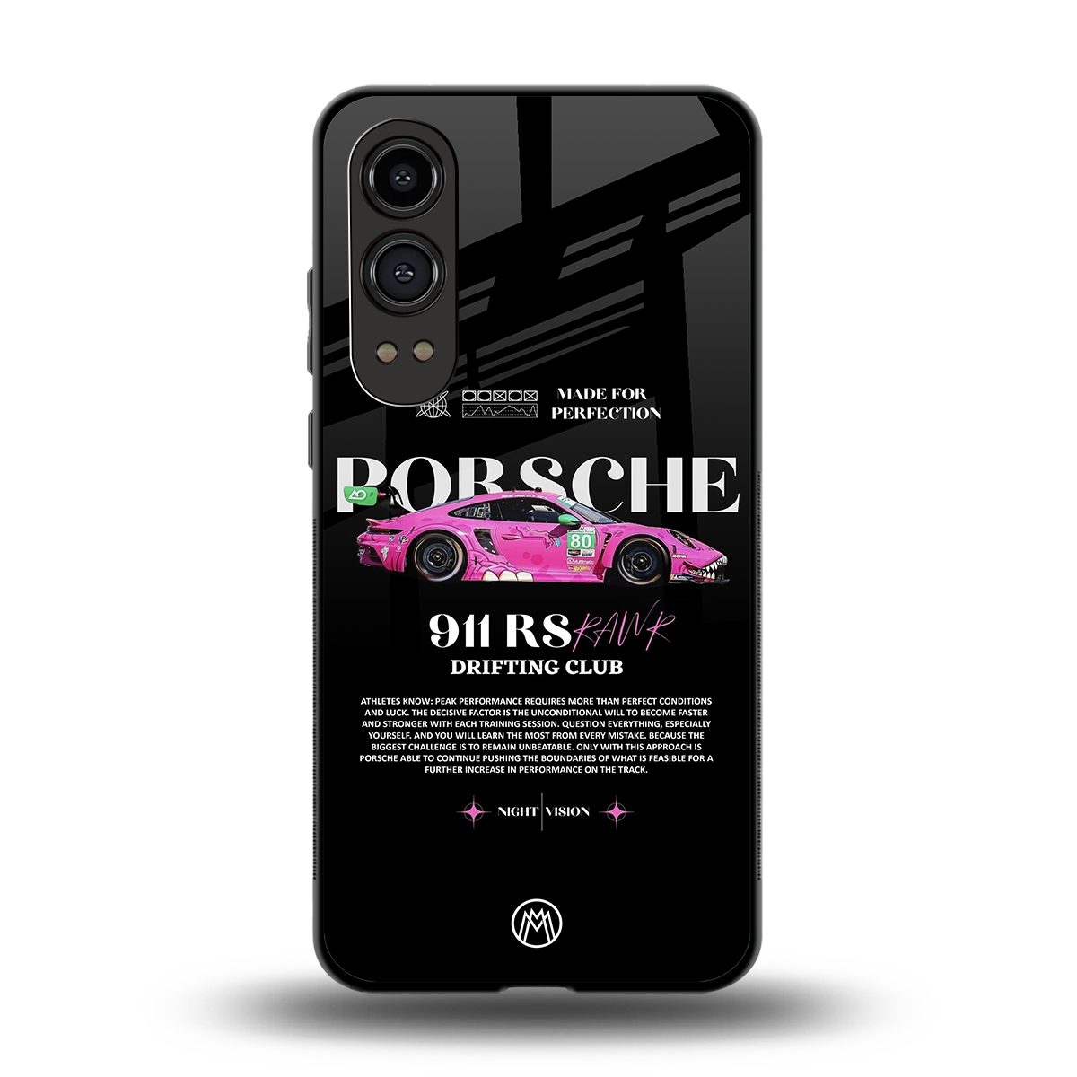 911 drifting club back phone cover | glass case for oneplus nord ce 4 lite