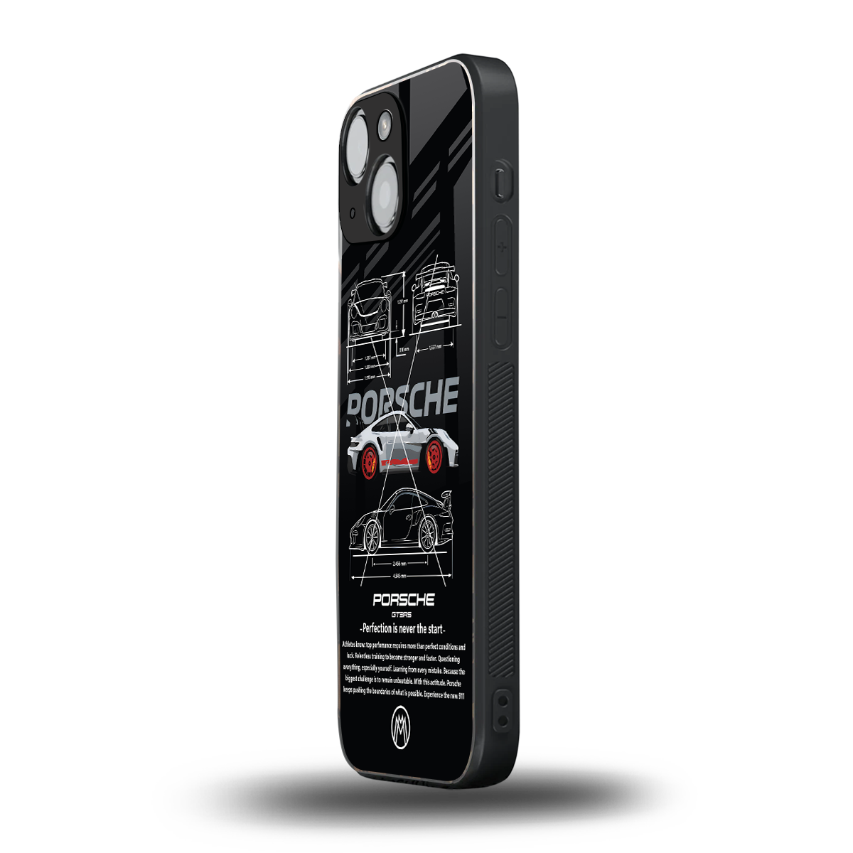911 gt3 rs back phone cover | glass case for iphone 13 mini