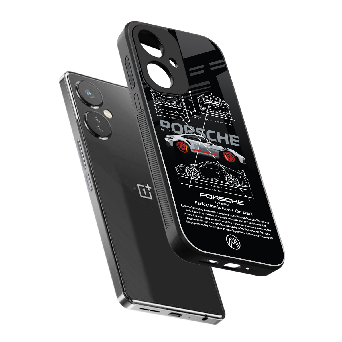 911 gt3 rs back phone cover | glass case for oneplus nord ce 3