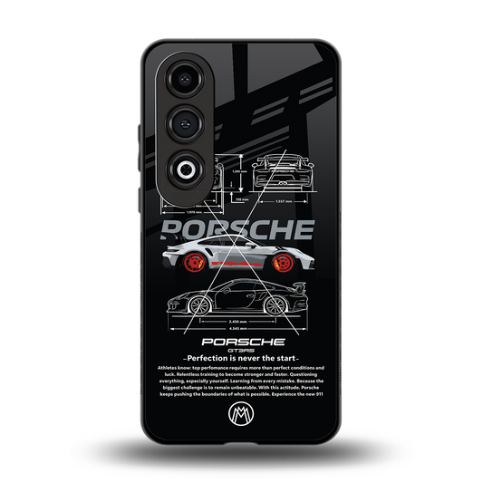 911 gt3 rs back phone cover | glass case for oneplus nord ce 4
