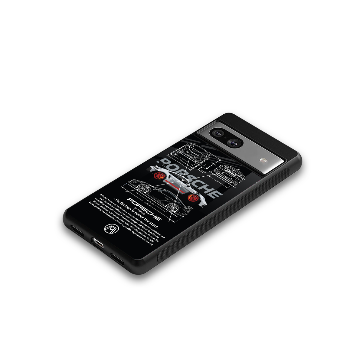 911 gt3 rs back phone cover | glass case for Google Pixel 7A