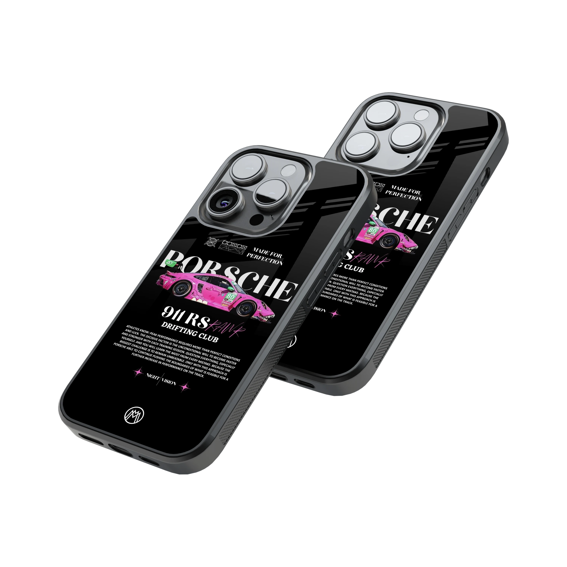 Protective Glass Back Phone Case Compatible with iPhone, Samsung, OnePlus, Pixel & More