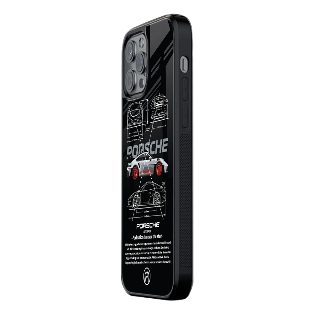 Slim Glass Back Phone Case for Multiple Brands โ iPhone, Samsung, Redmi, OnePlus, Oppo, Vivo