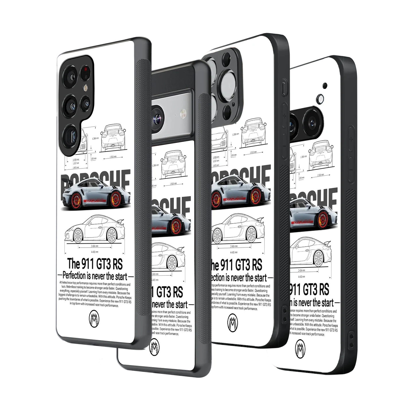 Stylish Glass Back Case for All Smartphones โ iPhone, Samsung, OnePlus, Pixel, Redmi, Oppo, Vivo, Motorola