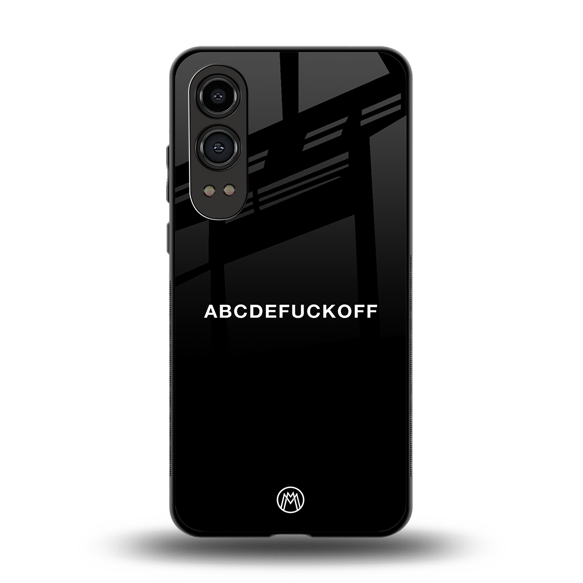 abcdefuckoff back phone cover | glass case for oneplus nord ce 4 lite