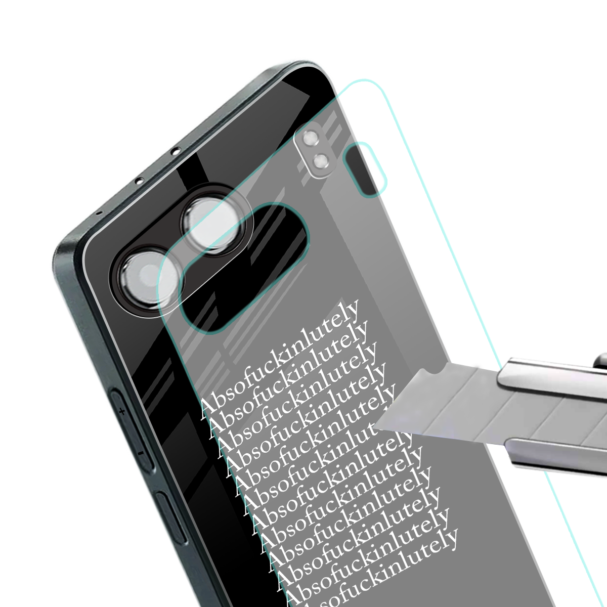 absofuckinlutely back phone cover | glass case for oneplus nord 4
