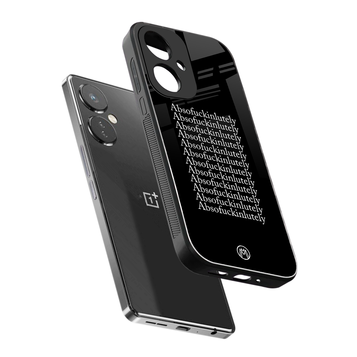 absofuckinlutely back phone cover | glass case for oneplus nord ce 3