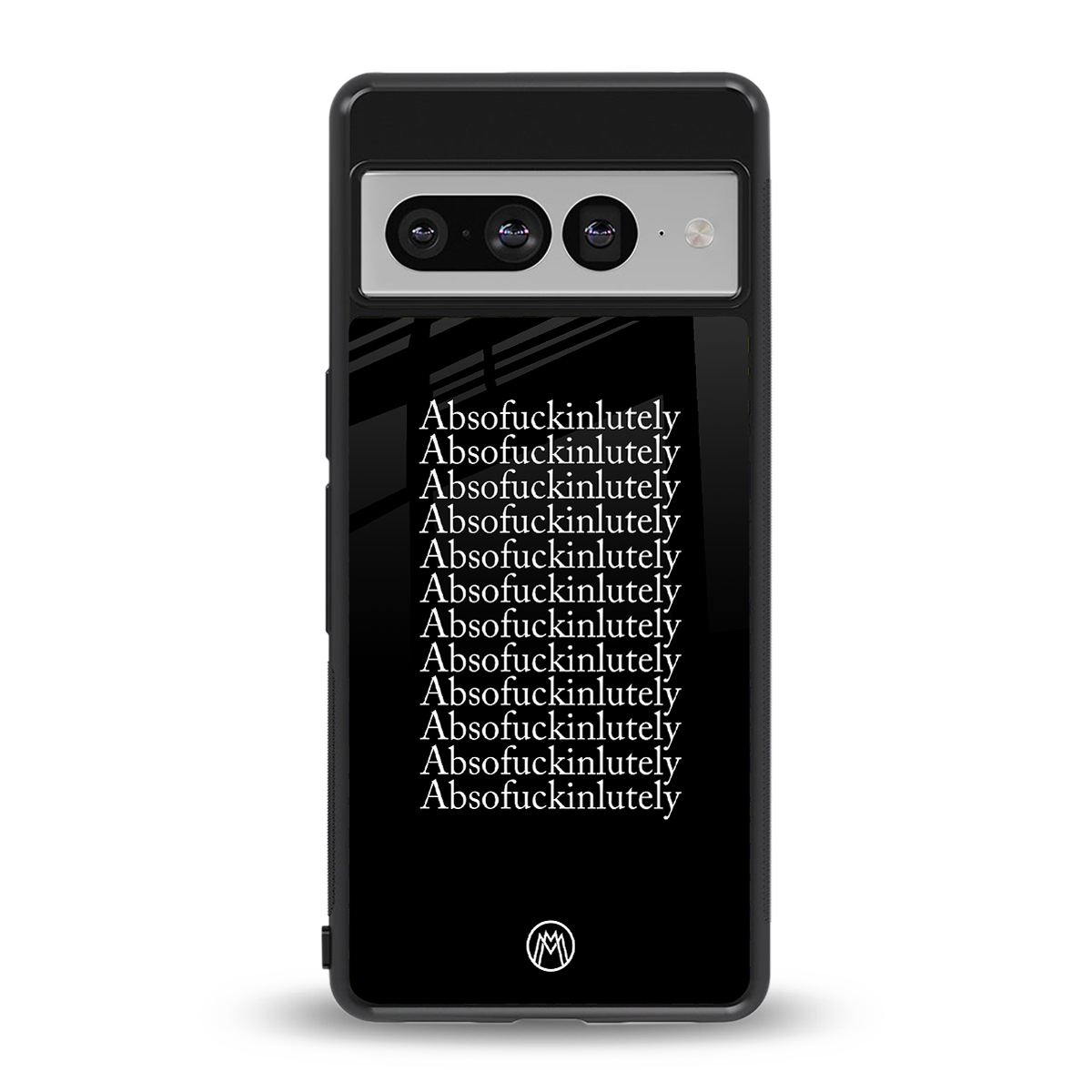 absofuckinlutely back phone cover | glass case for google pixel 7 pro