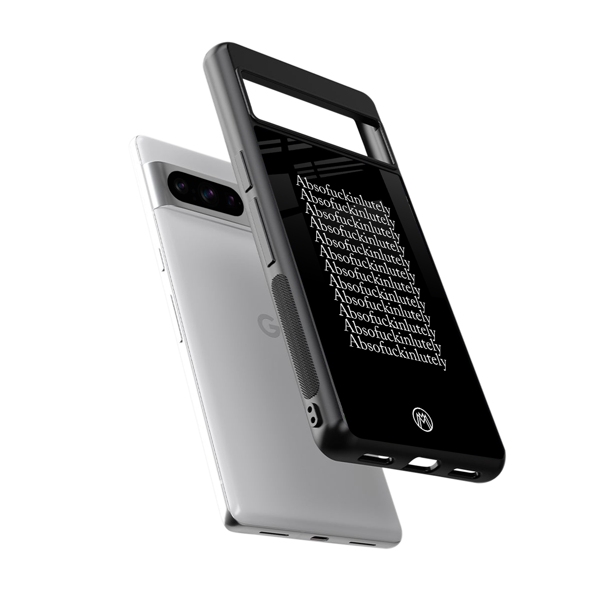 absofuckinlutely back phone cover | glass case for google pixel 8 pro