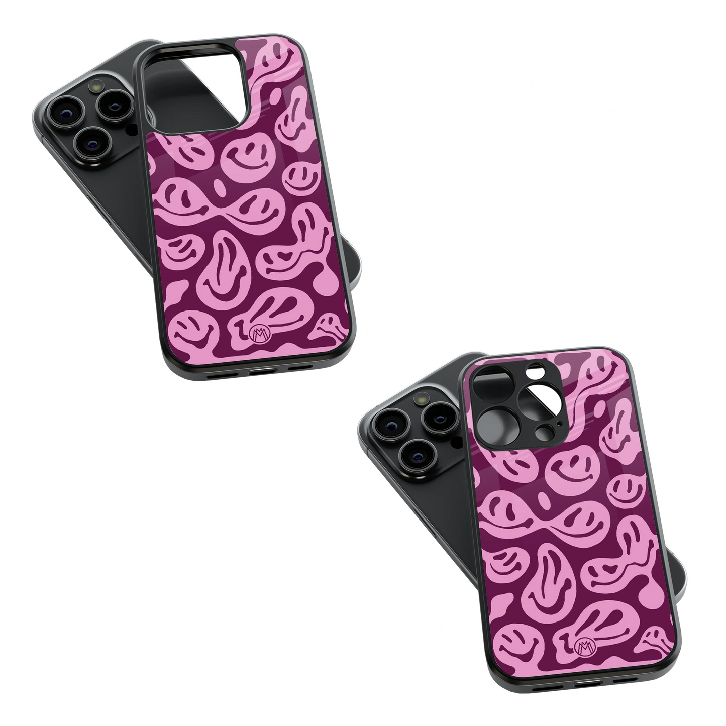 Trendy Glass Back Mobile Case for iPhone, Samsung, Redmi, OnePlus, Google Pixel, Motorola