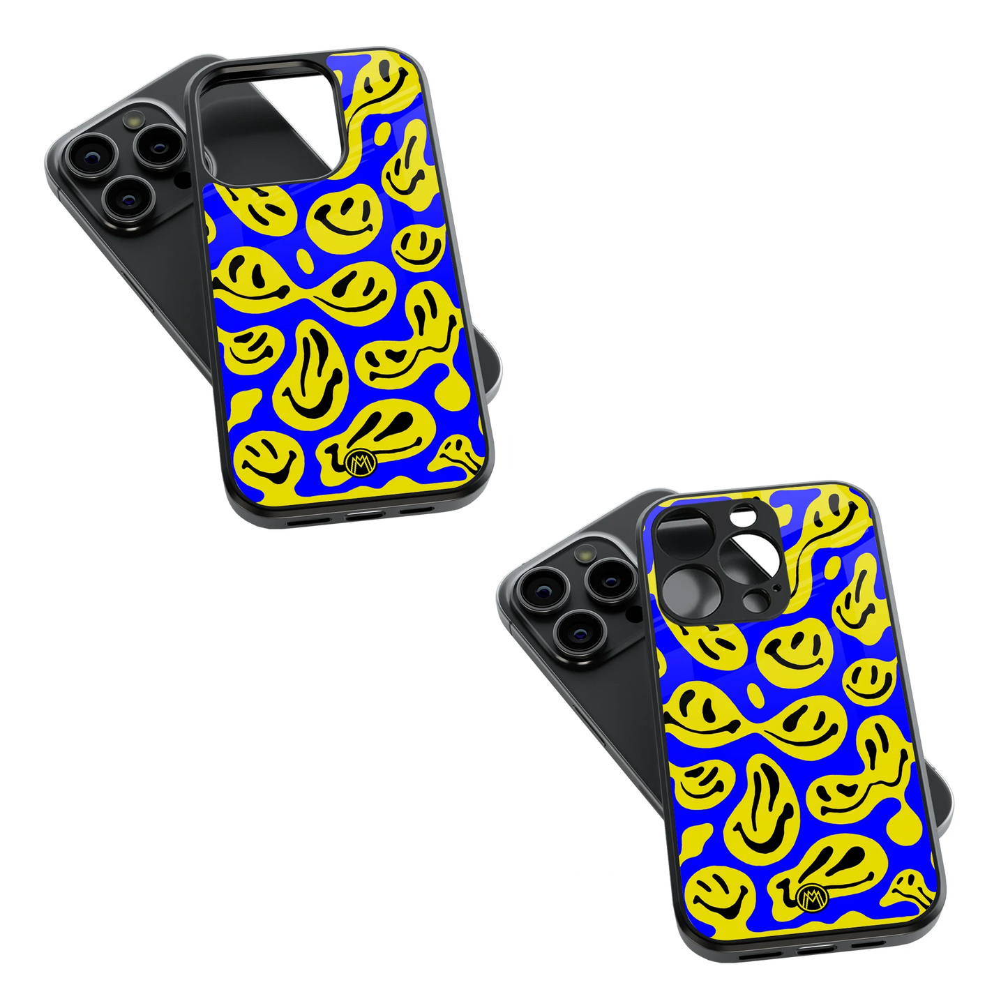 Trendy Glass Back Mobile Case for iPhone, Samsung, Redmi, OnePlus, Google Pixel, Motorola