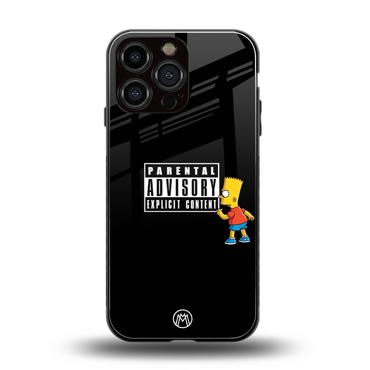 advisory back phone cover | glass case for iphone 16 pro max