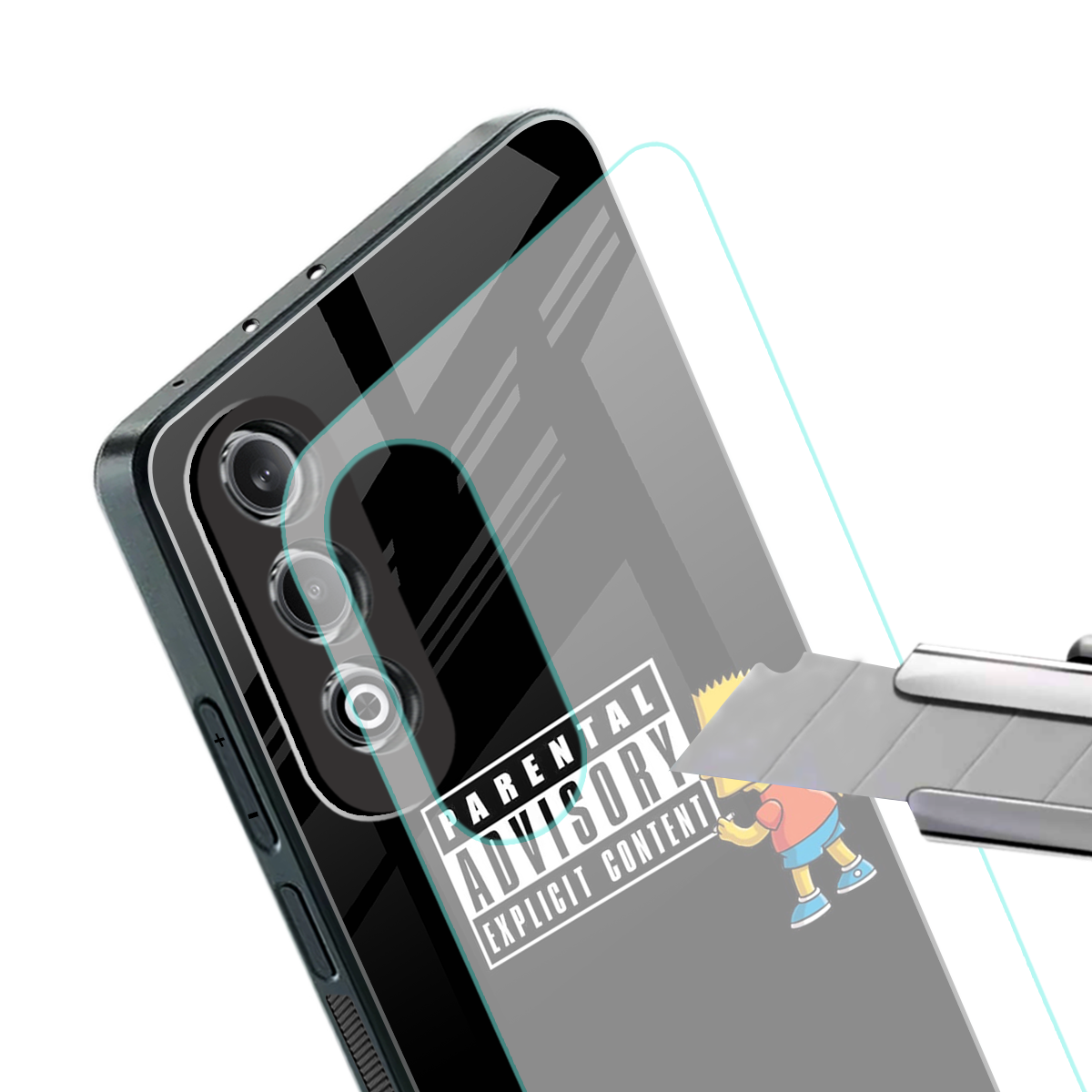 advisory back phone cover | glass case for oneplus nord ce 4