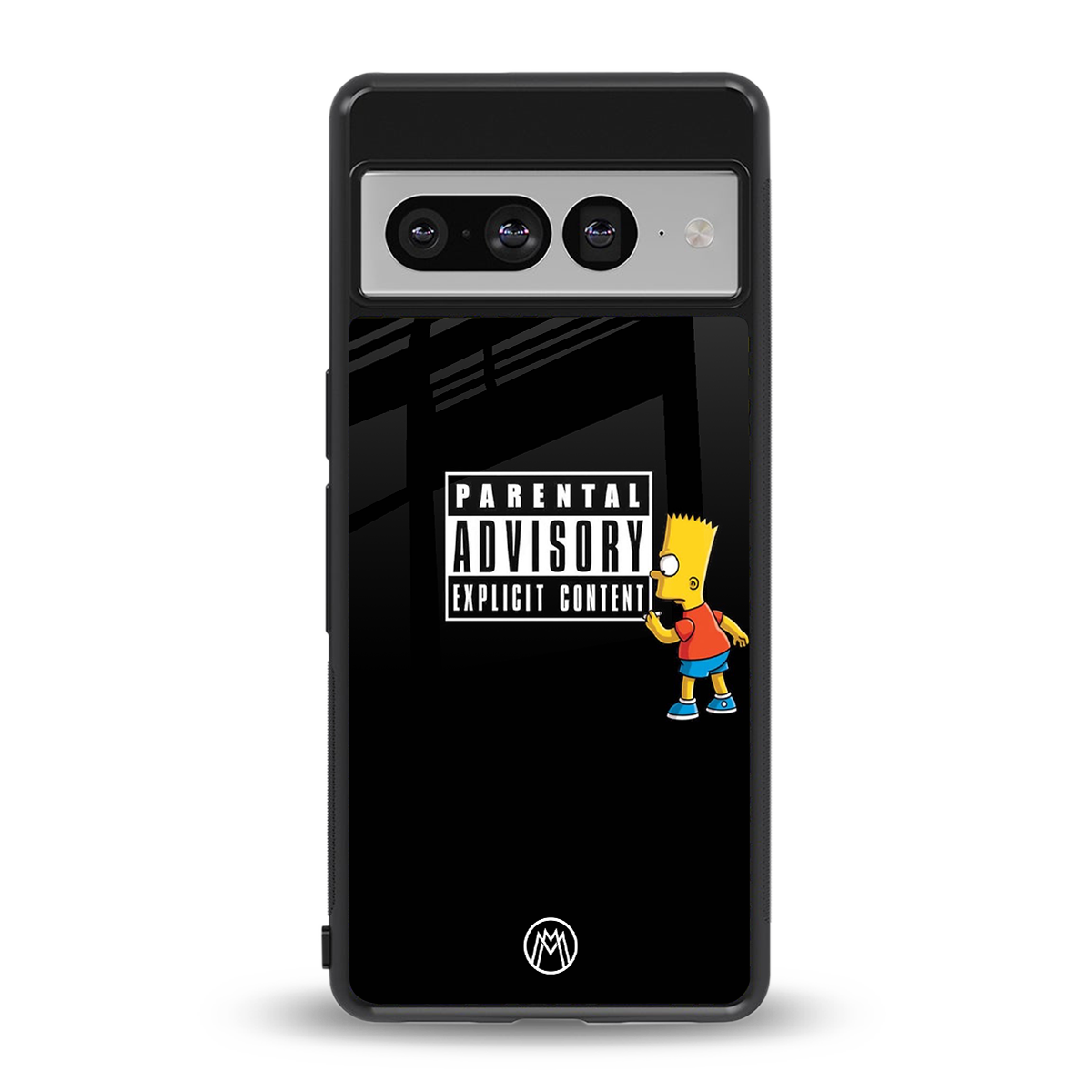 advisory back phone cover | glass case for google pixel 7 pro