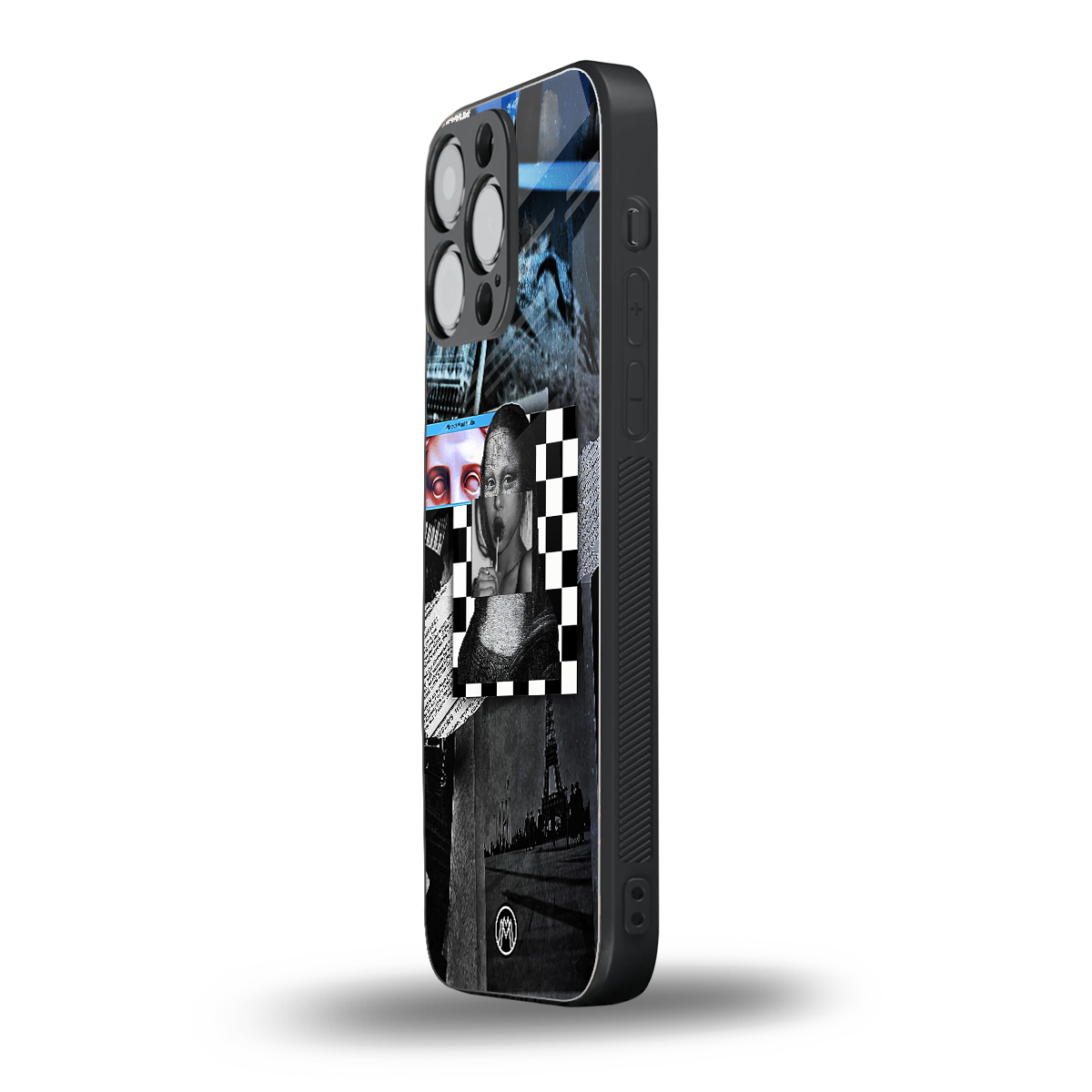 aesthetic mona lisa art back phone cover | glass case for iphone 14 pro max