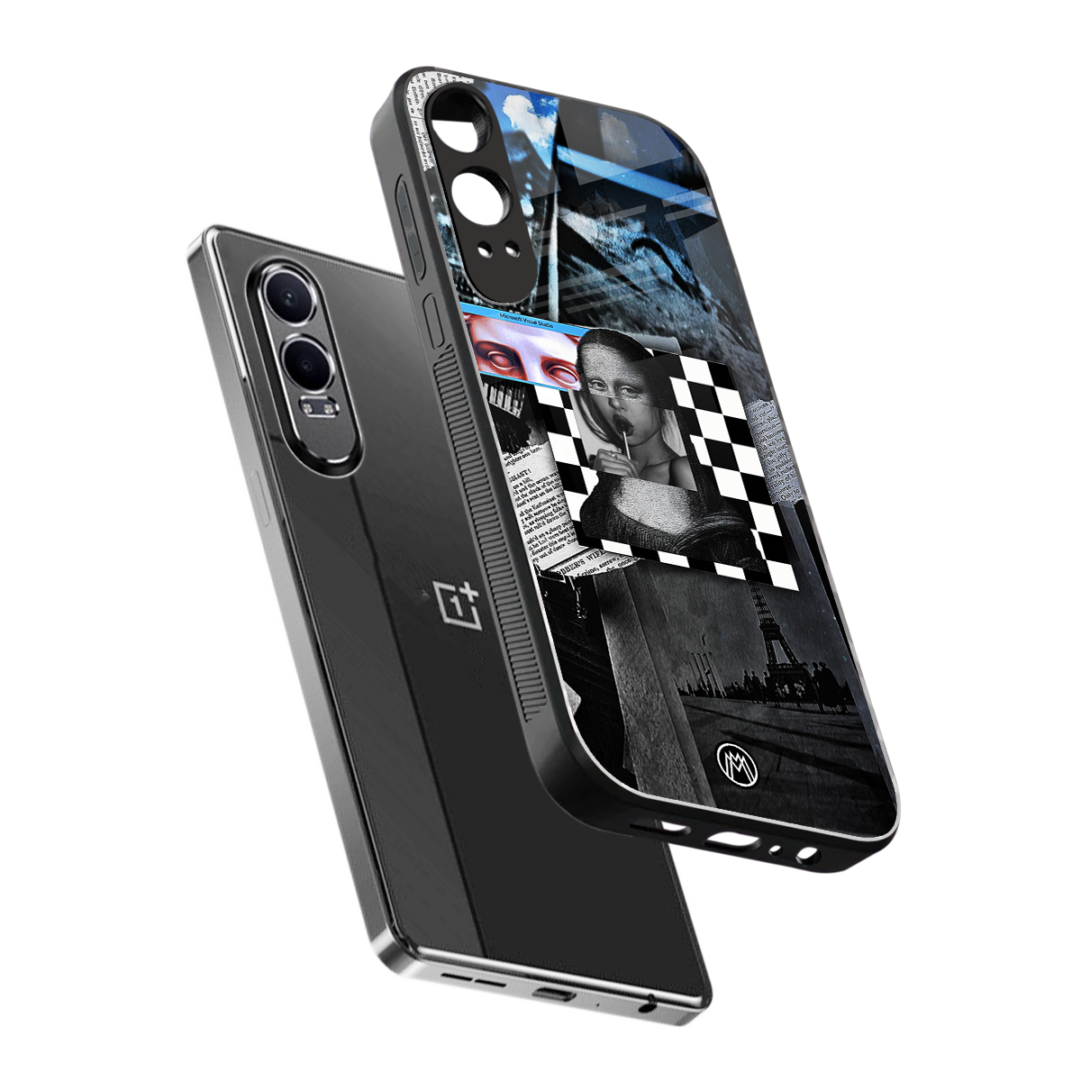 aesthetic mona lisa art back phone cover | glass case for oneplus nord ce 4 lite