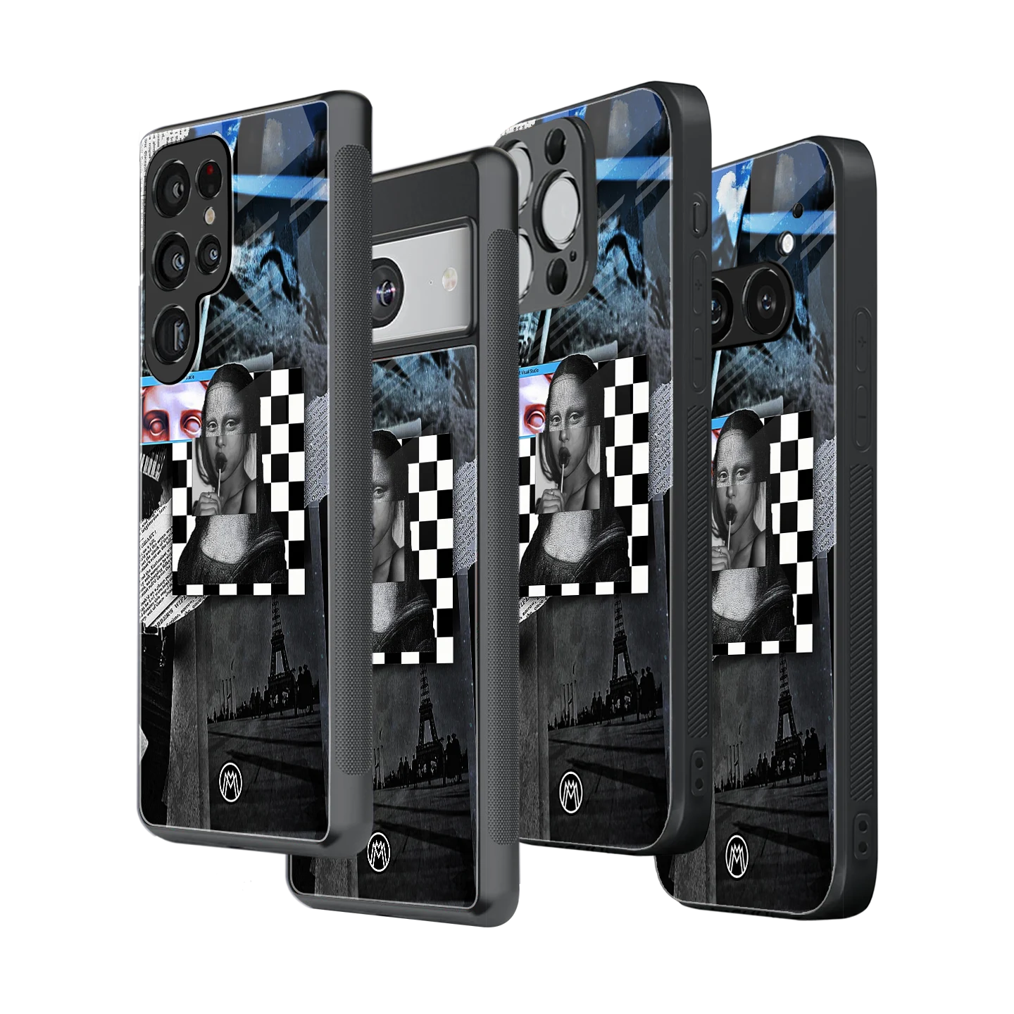 Stylish Glass Back Case for All Smartphones โ iPhone, Samsung, OnePlus, Pixel, Redmi, Oppo, Vivo, Motorola