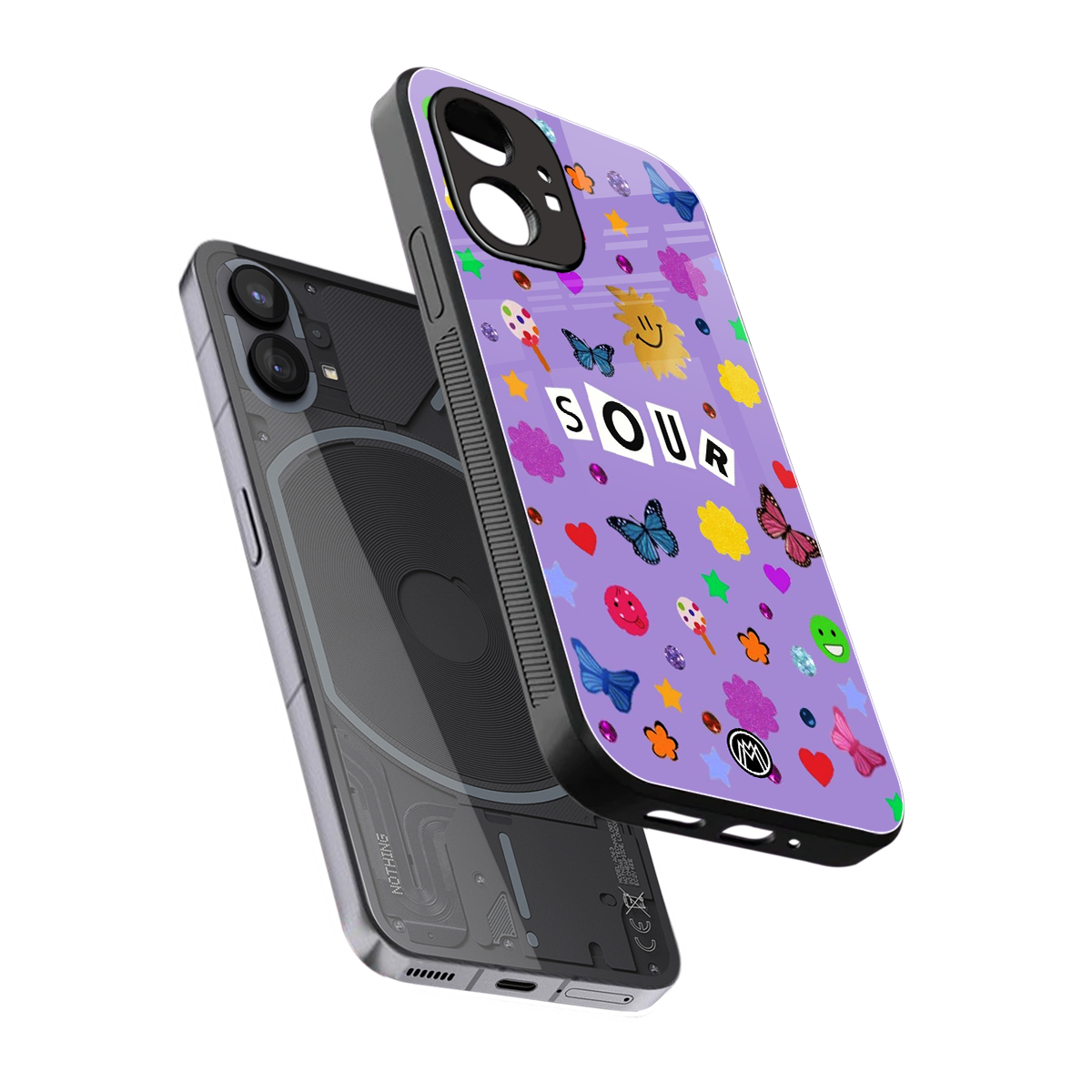 afternoon treat back phone cover | glass case for nothing phone 1