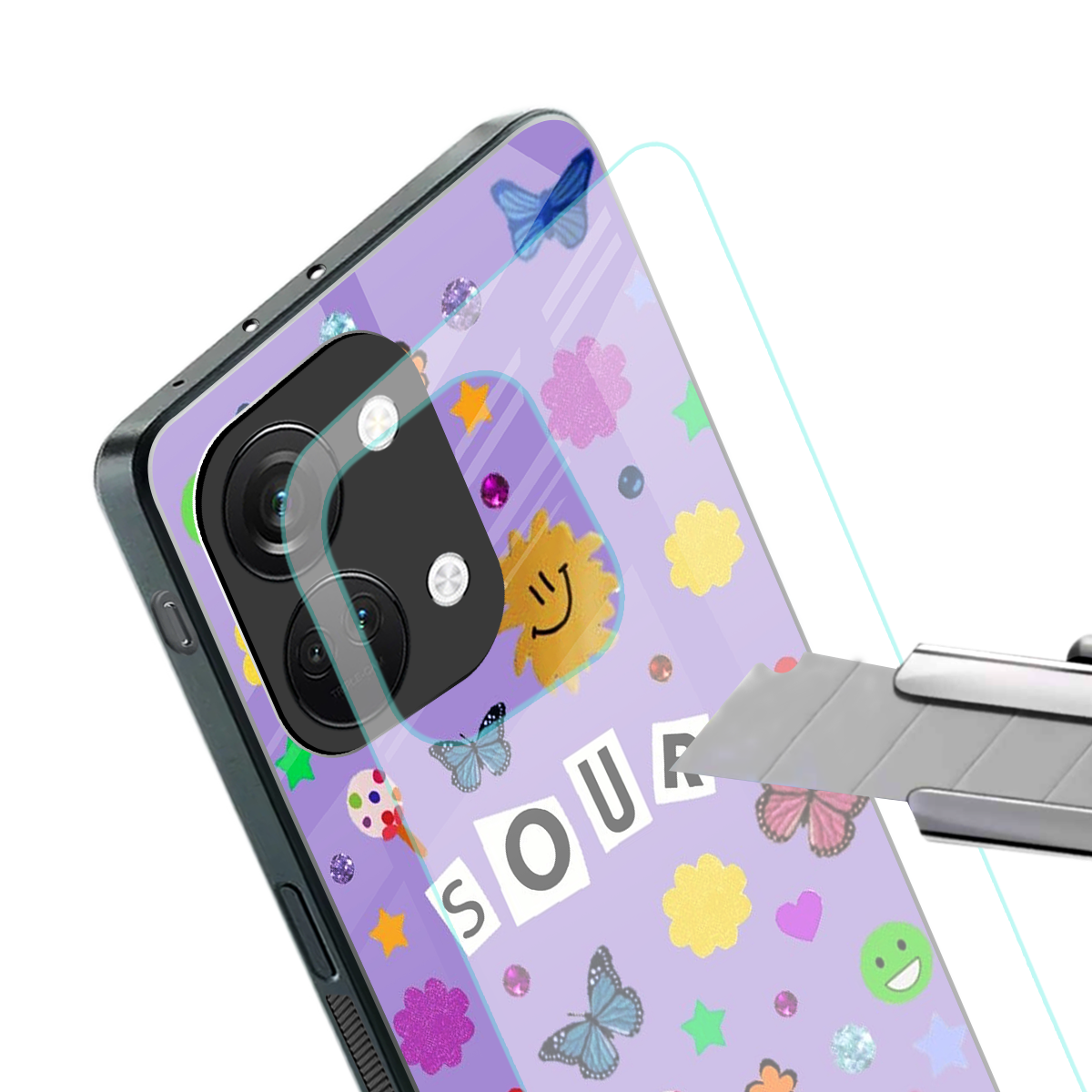 afternoon treat back phone cover | glass case for oneplus nord 3