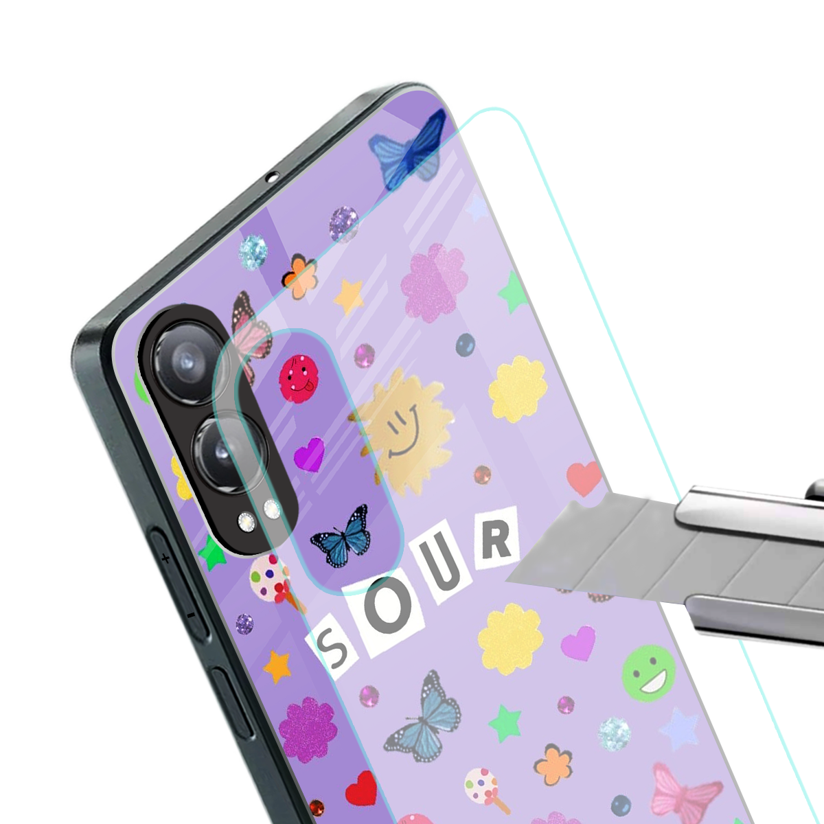 afternoon treat back phone cover | glass case for oneplus nord ce 4 lite