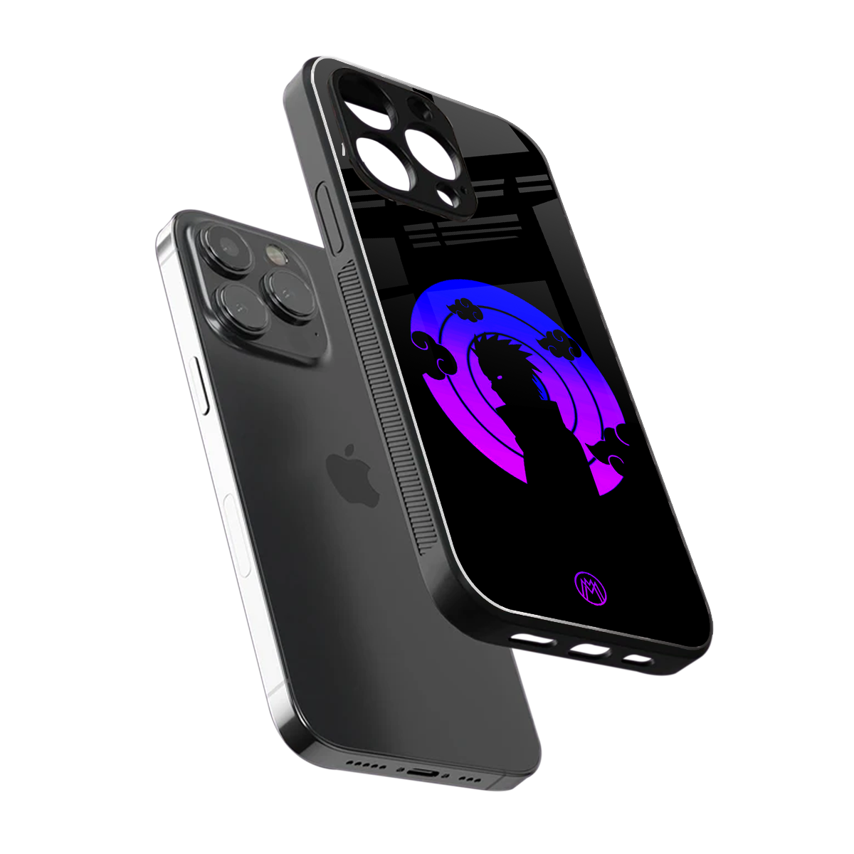 akatsuki minimalistic back phone cover | glass case for iphone 16 pro max