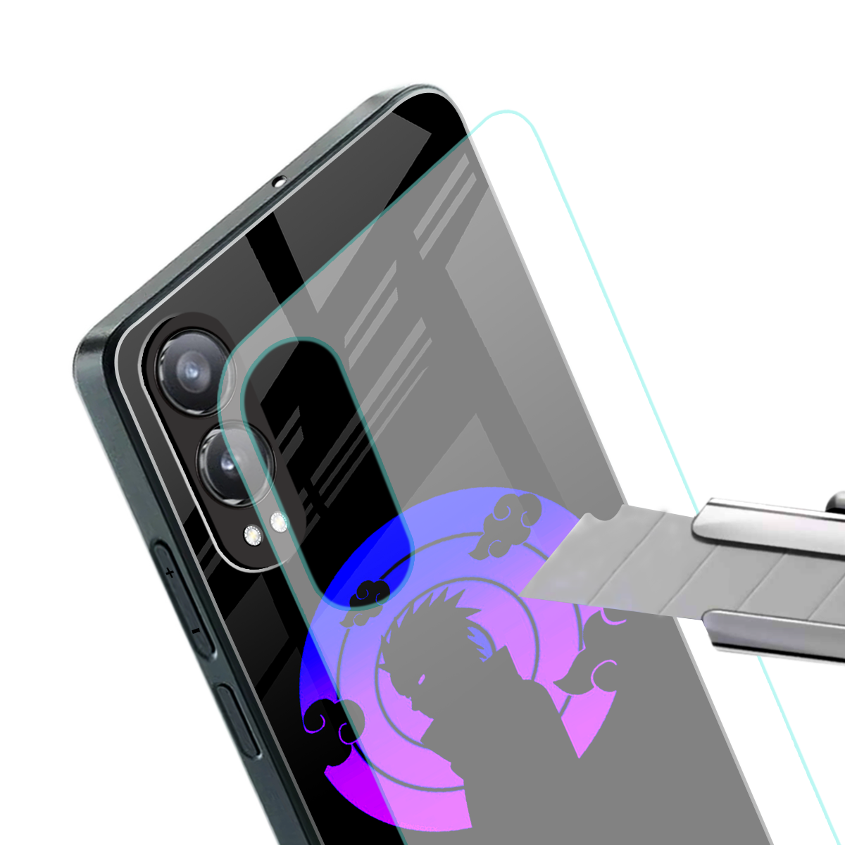 akatsuki minimalistic back phone cover | glass case for oneplus nord ce 4 lite