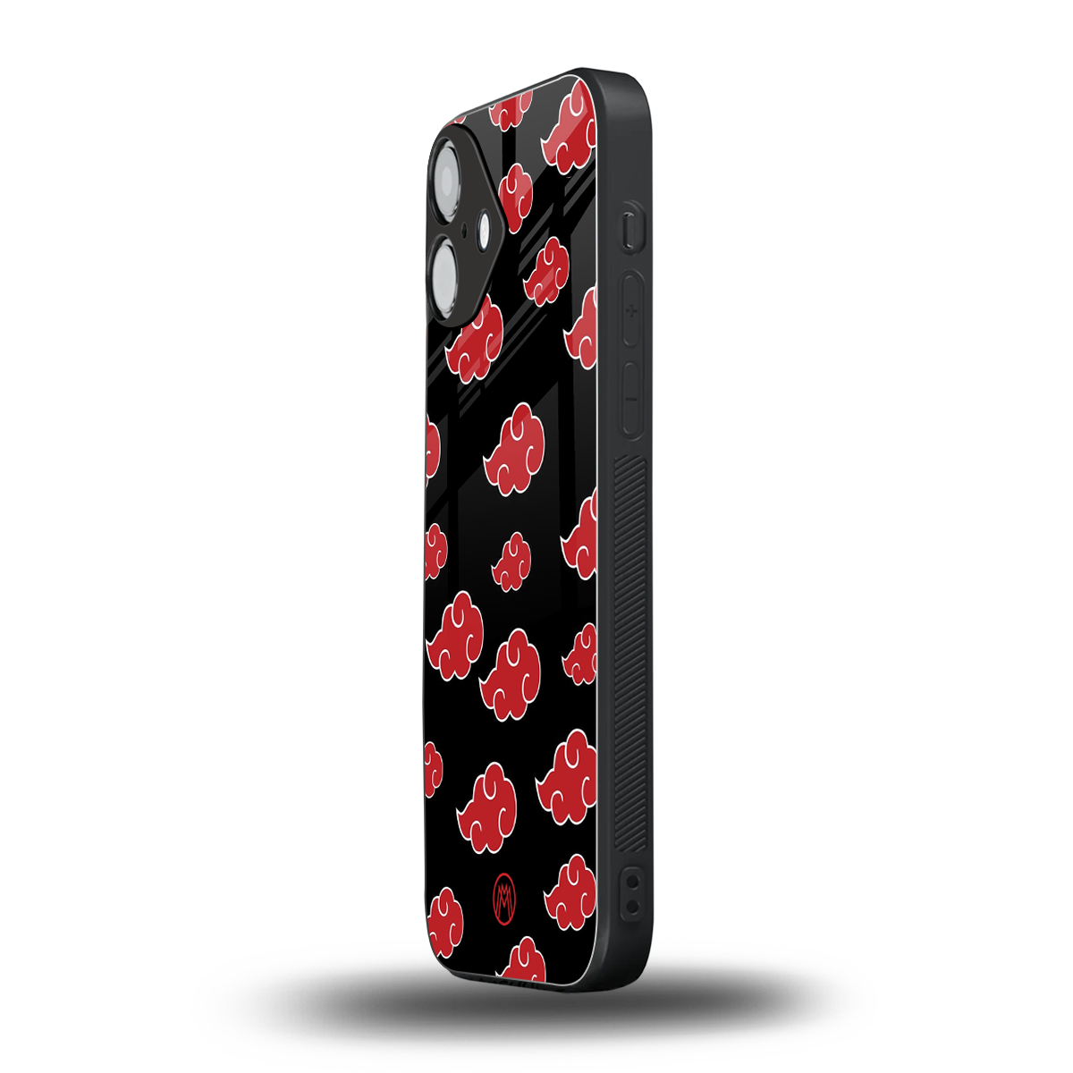 akatsuki naruto anime back phone cover | glass case for iphone 16 plus