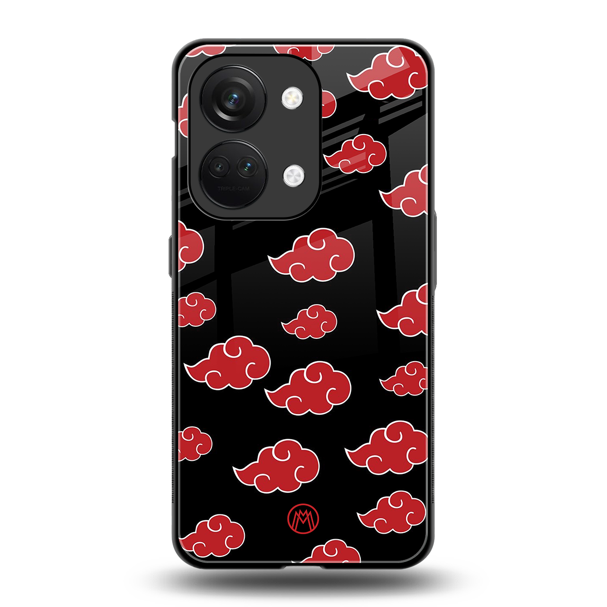 akatsuki naruto anime back phone cover | glass case for oneplus nord 3