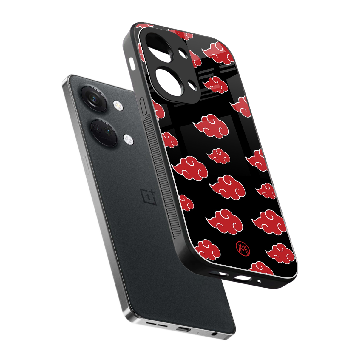 akatsuki naruto anime back phone cover | glass case for oneplus nord 3