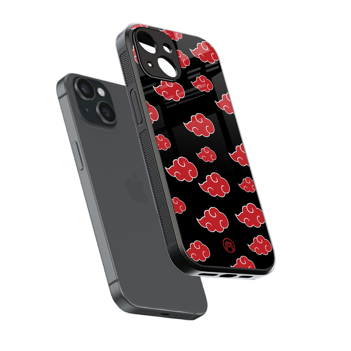 akatsuki naruto anime back phone cover | glass case for iphone 15