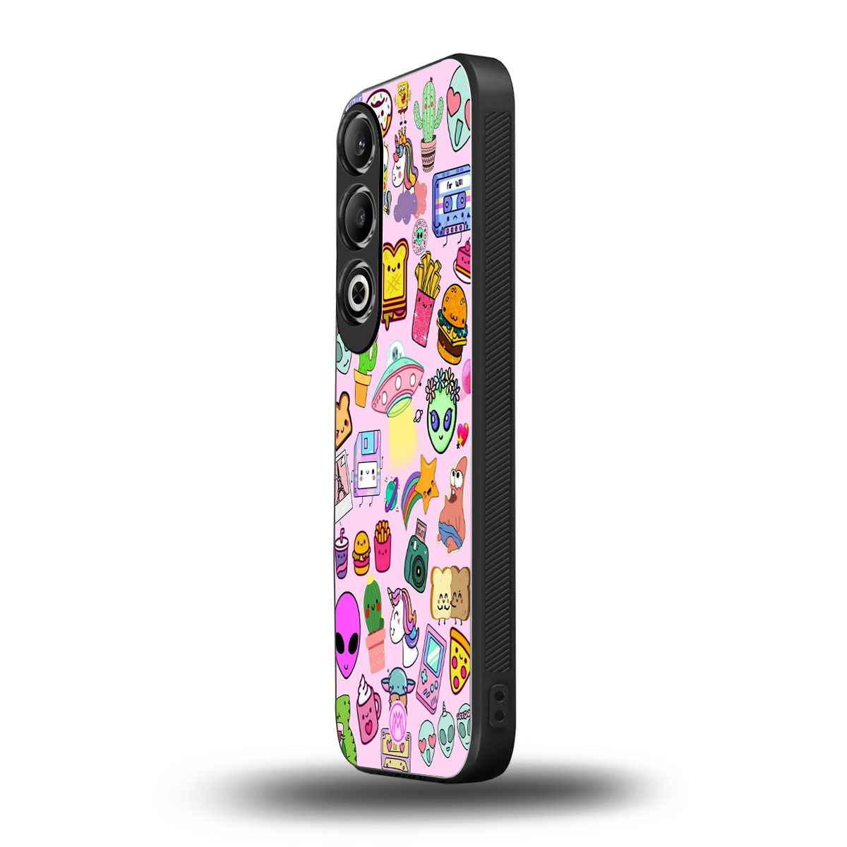 alien stickers studio back phone cover | glass case for oneplus nord ce 4