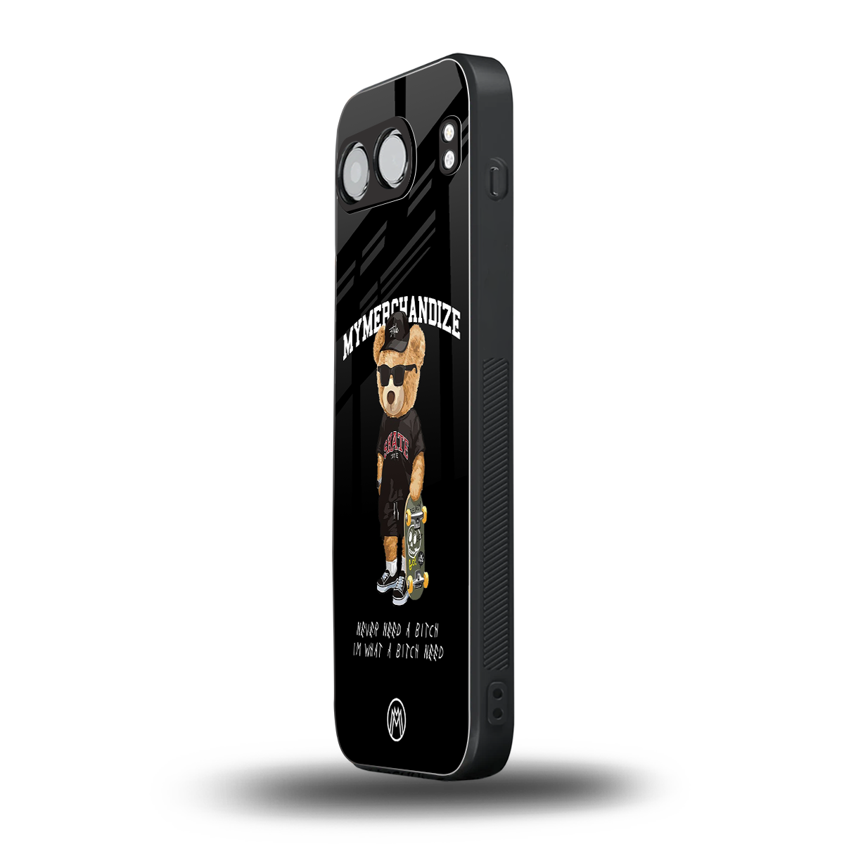 alpha bear back phone cover | glass case for oneplus nord 4