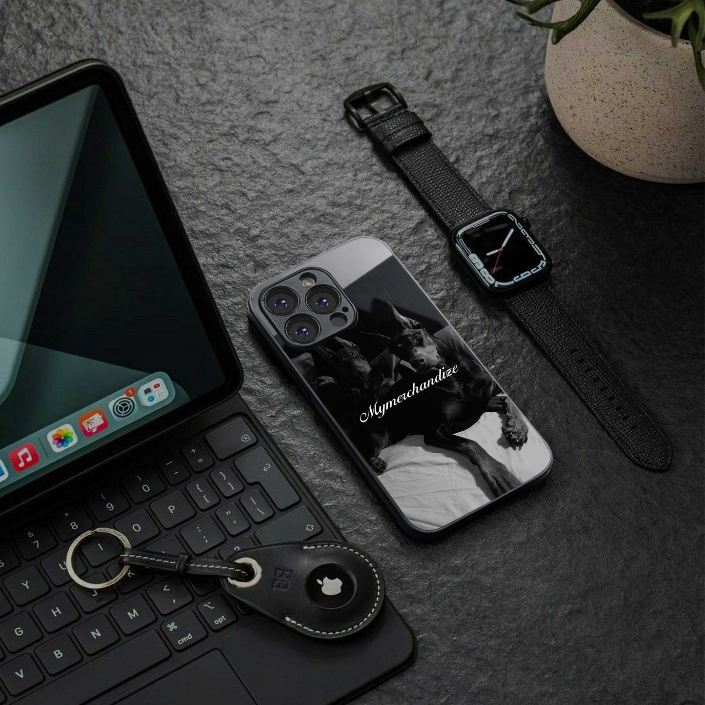 alpha pair back phone cover | glass case for iphone 13 pro max
