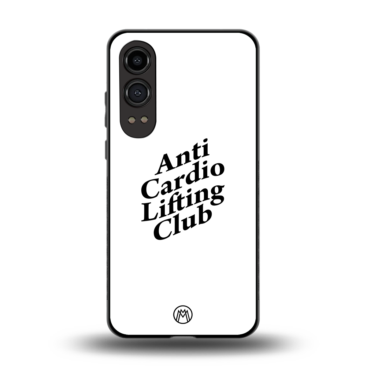 anti cardio lifting club back phone cover | glass case for oneplus nord ce 4 lite