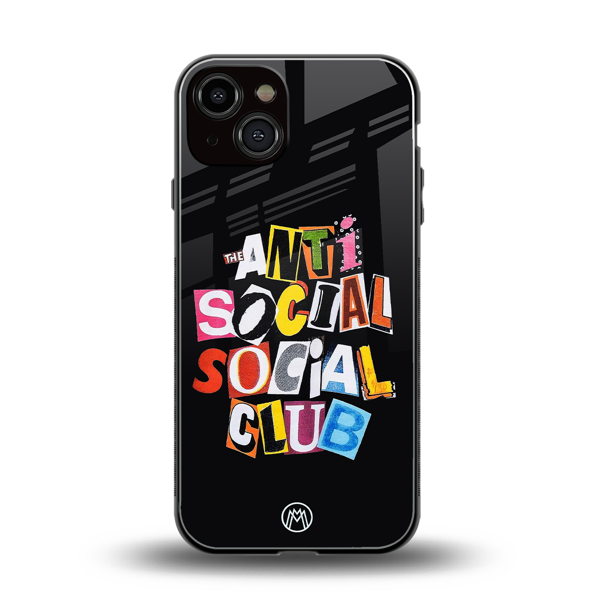 anti social club back phone cover | glass case for iphone 13