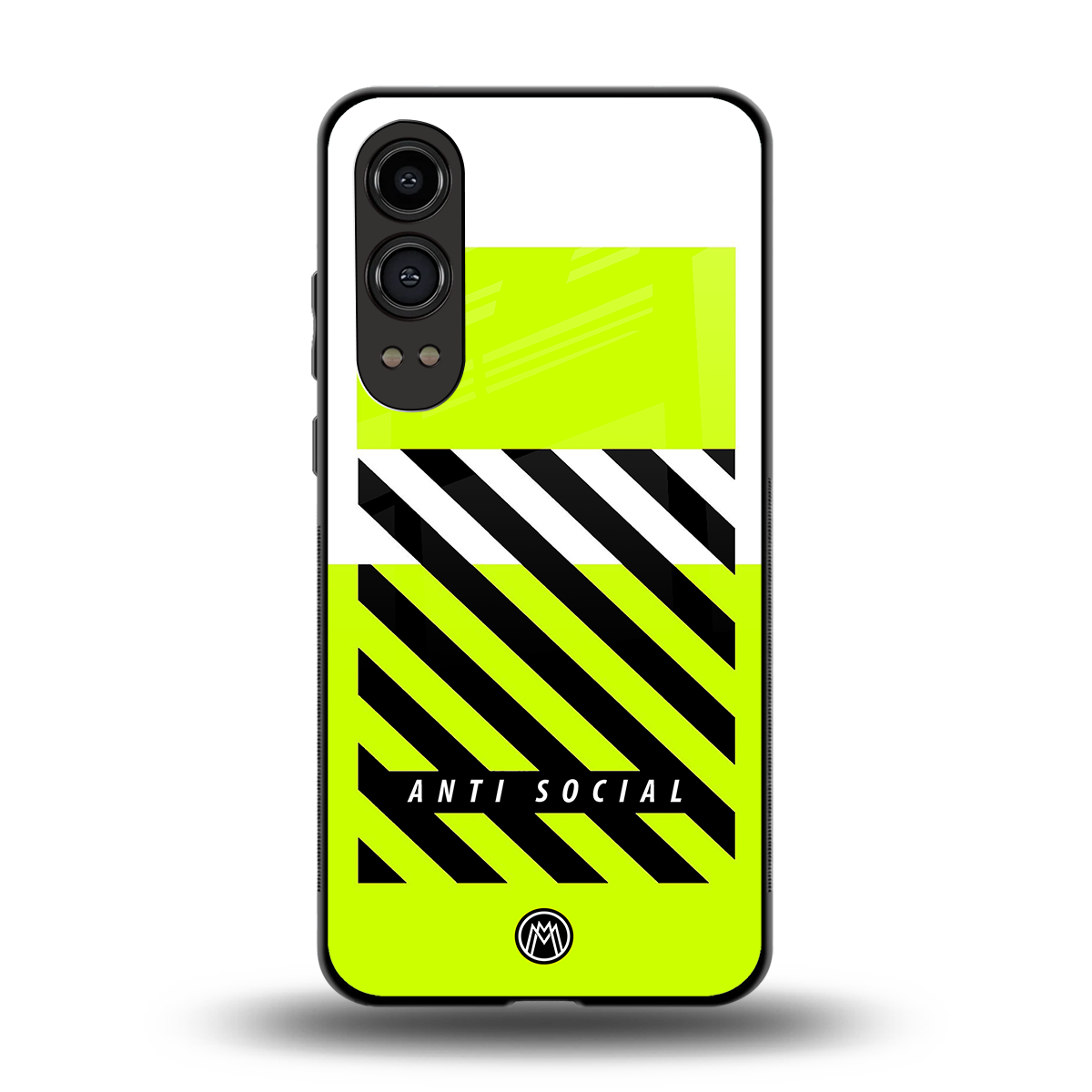 anti social back phone cover | glass case for oneplus nord ce 4 lite